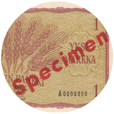 1 Markka 1963 Specimen